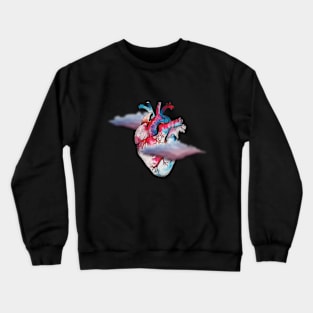 flying heart Crewneck Sweatshirt